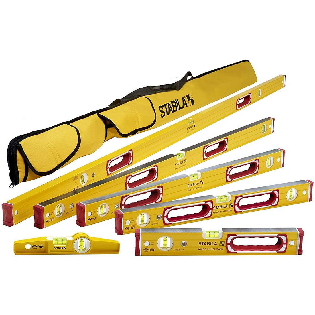 Stabila 196 78"/6pc Level Set Special