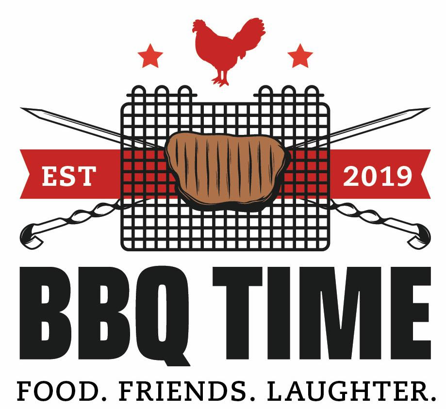 BBQ Time - Food. Friends. Laughter. EST 2019