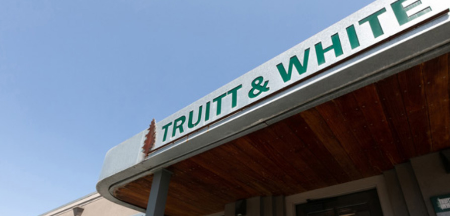 Truitt & White Storefront Sign
