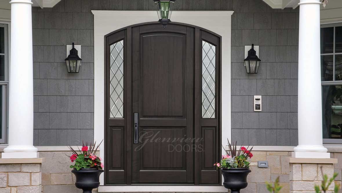 Arch top wood doors available at Truitt & White in Berkeley
