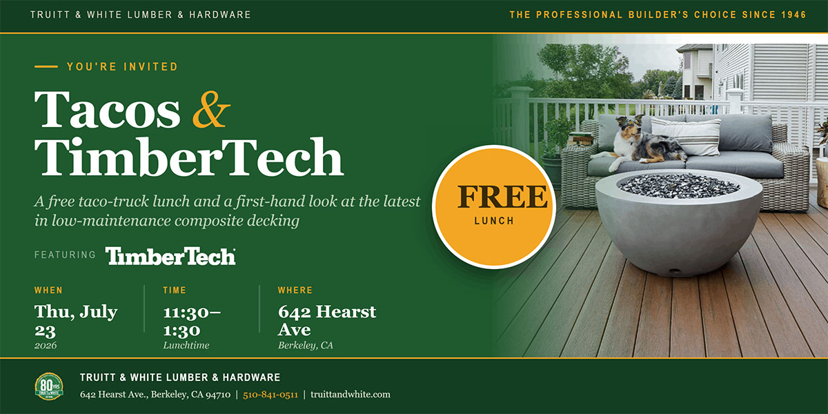 Tacos and TimberTech Event at Truitt & White